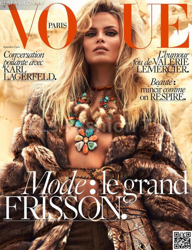 Vogue Paris September 2015 - Model: Natasha Poly, Lily Aldridge #vogueparis #natashapoly #lilyaldridge