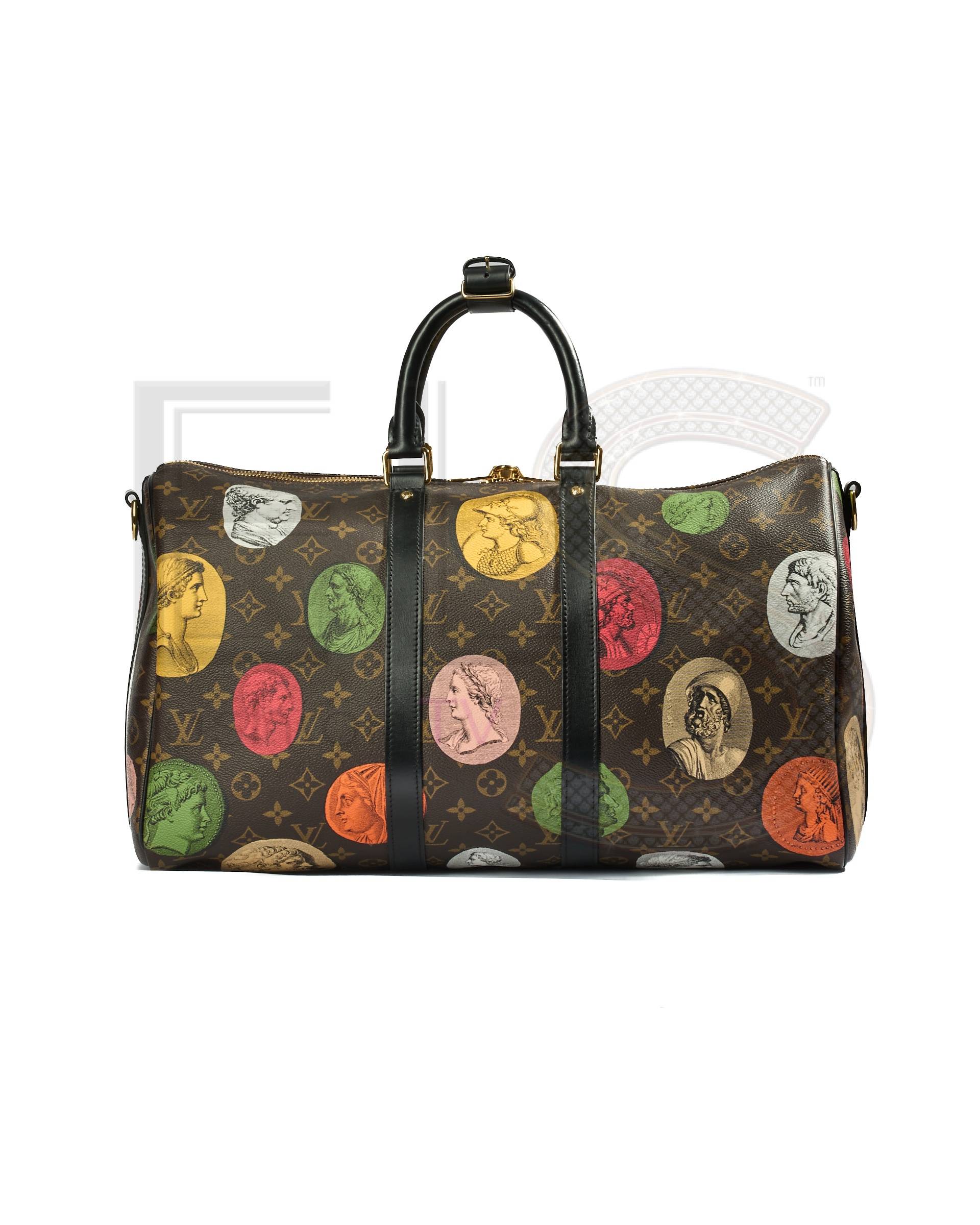 Louis Vuitton Keepall Bandoulière 45 Fornasetti L.E. ELS Fashion TV