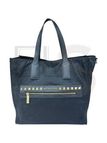 Michael Kors Shopper Vertical Nylon Studs Black ELS Fashion TV