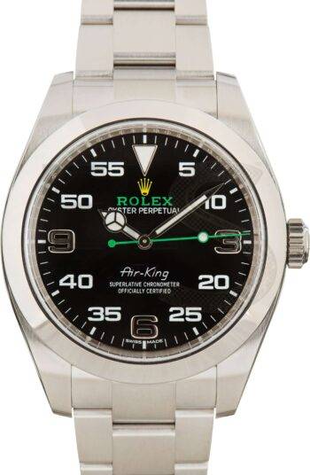 Rolex Air-King 116900 Black Arabic Dial ELS Fashion TV