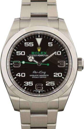 Rolex Air-King 116900 Black Dial ELS Fashion TV