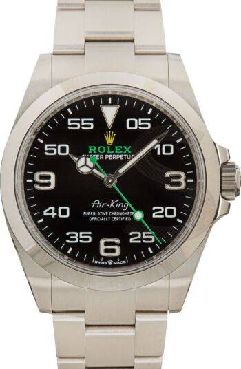 Rolex Air-King 126900 Stainless Steel Black Dial ELS Fashion TV