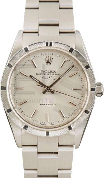 Rolex Air-King 14010 Silver Dial ELS Fashion TV